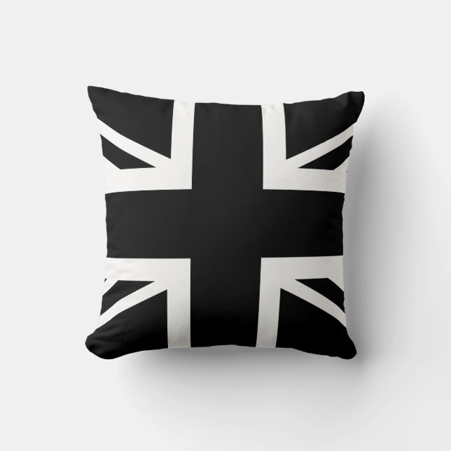Brittisk (UK) landflagga för svart facklig jack Kudde (Framsida)