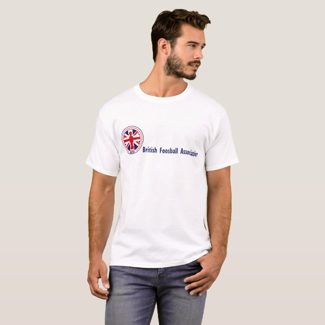Brittisk utslagsplats för Foosball T Shirt (Hel framsida)