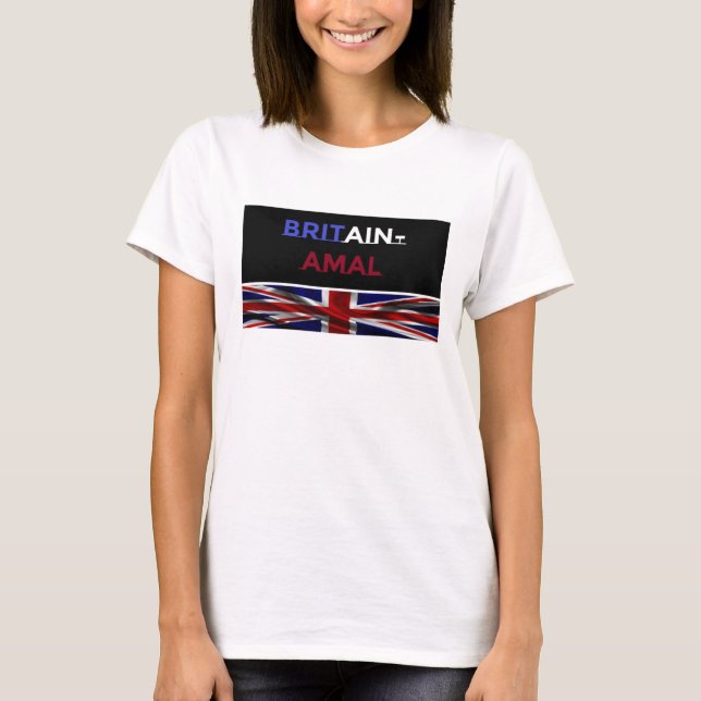 Brittiska Amal Women T Shirt (Framsida)