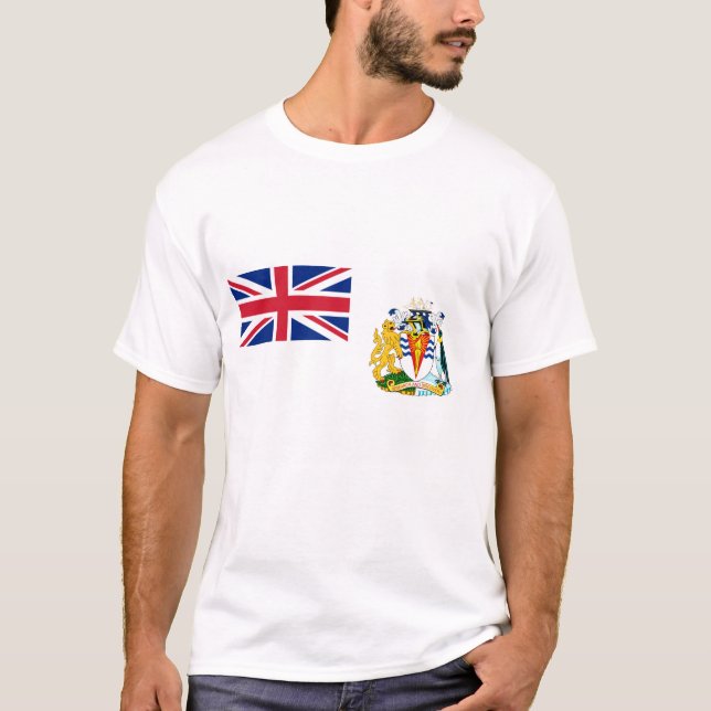 Brittiska Antarktis-flagga T-Shirt (Framsida)