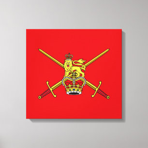 Brittiska armén (UK Militaire) Canvastryck