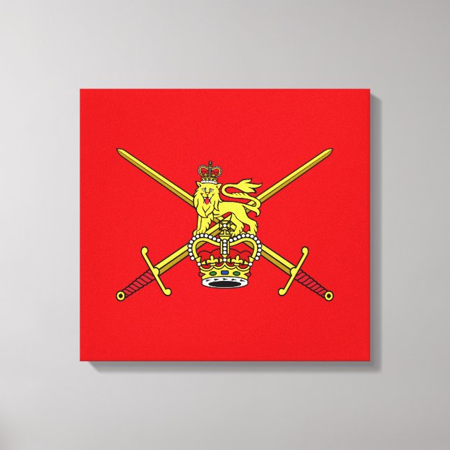 Brittiska armén (UK Militaire) Canvastryck (Framsida)