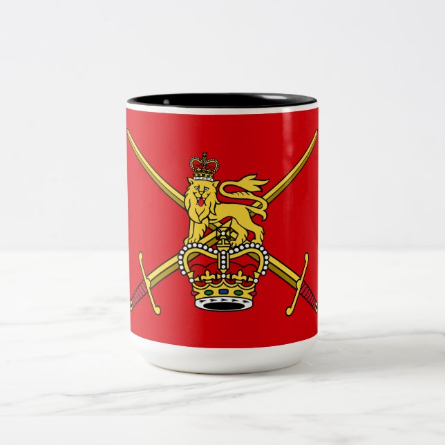 Brittiska armén (UK Militaire) Två-Tonad Mugg (Center)
