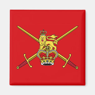 Brittiska arméns flagga (icke-ceremoniell) magnet