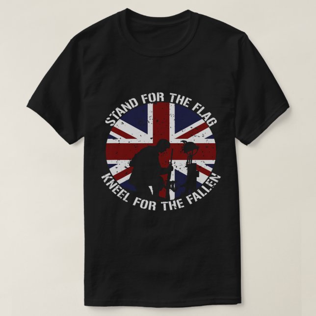 Brittiska arméns veteranuppskattning t shirt (Design framsida)