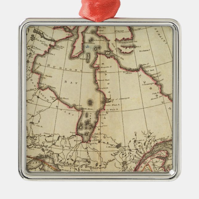 Brittiska besittningar i Nordamerika Julgransprydnad Metall (Framsidan)