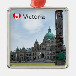 Brittiska Columbia parlamentet - Victoria, Kanada Julgransprydnad Metall