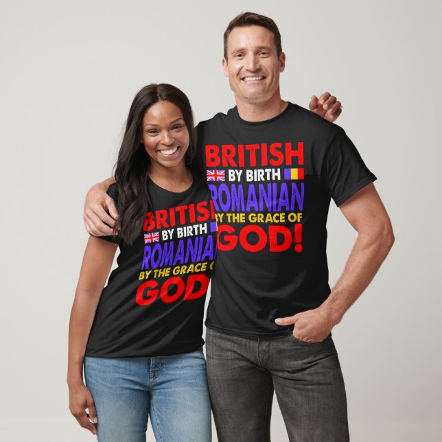 Brittiska efter födelsedag: Rumäniens nåd av Guds  T Shirt (Unisex)