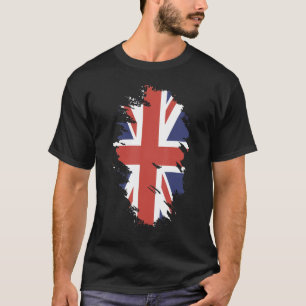 Brittiska Flagga för för manar kvinnor i souvenir T Shirt
