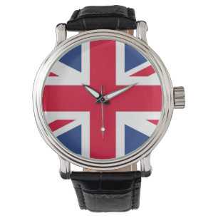 Brittiska Flagga handklocka Armbandsur