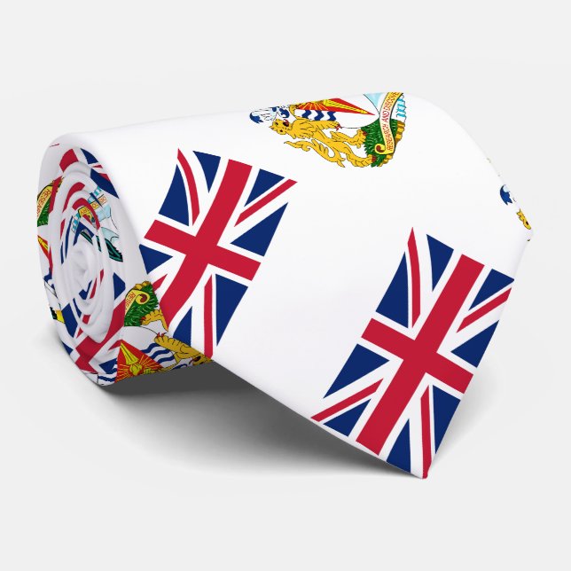Brittiska Flagga i Antarktis Slips (Rullad)
