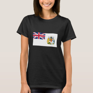 Brittiska Flagga i Antarktis T Shirt