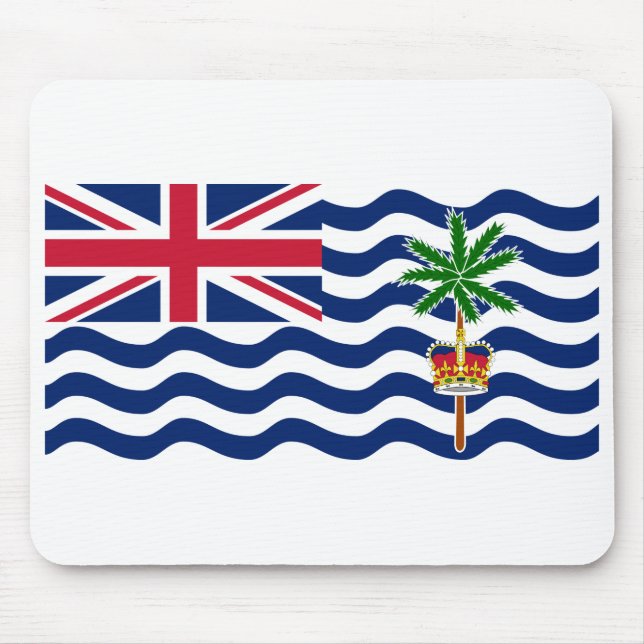 Brittiska Flagga i Indiska oceanen Musmatta (Framsidan)