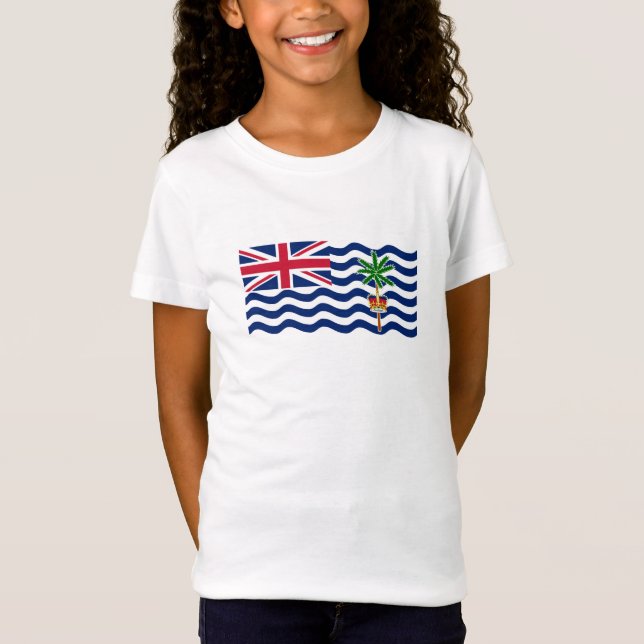 Brittiska Flagga i Indiska oceanen T Shirt (Framsida)