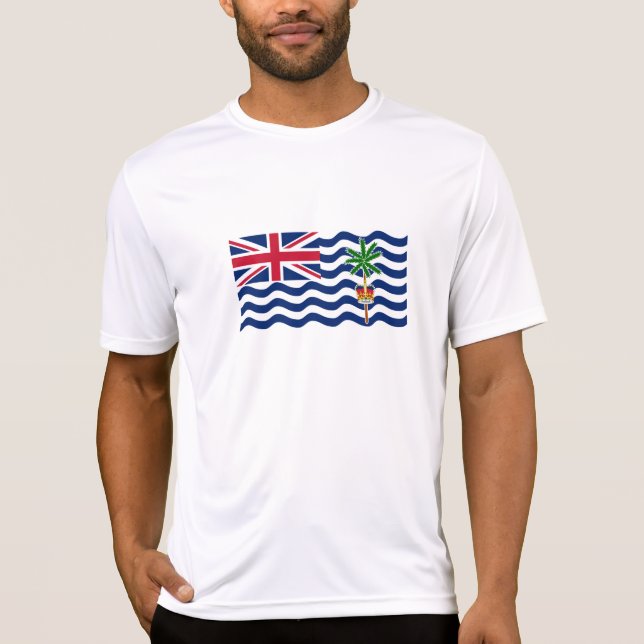 Brittiska Flagga i Indiska oceanen T Shirt (Framsida)