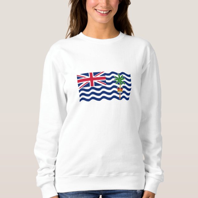 Brittiska Flagga i Indiska oceanen T Shirt (Framsida)