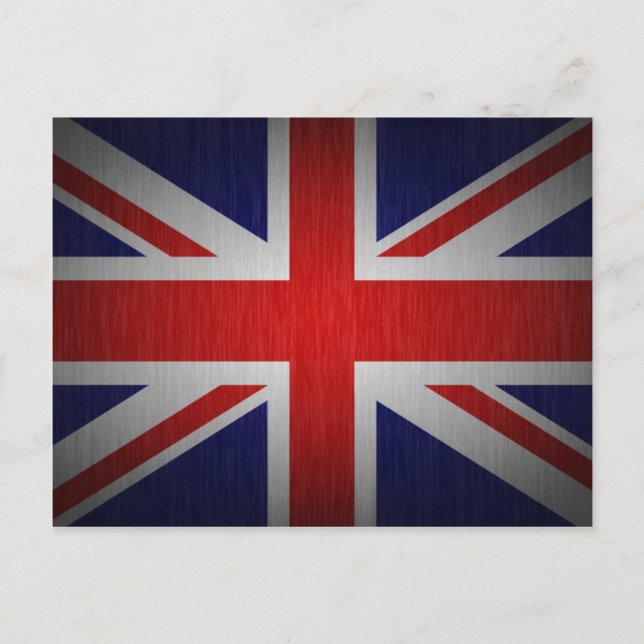 Brittiska flaggan Union Jack Vykort (Framsida)