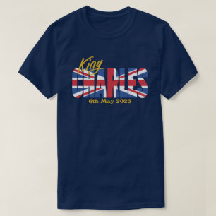 Brittiska flaggans kung Charles T Shirt