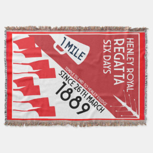 Brittiska floden Thames regatta Filt