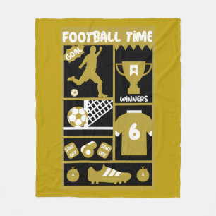 Brittiska fotbollsskor Sherpa Blanket Fleecefilt