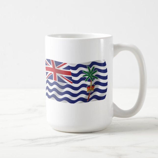 Brittiska Indiska oceanen Flagga Mugg (Höger)