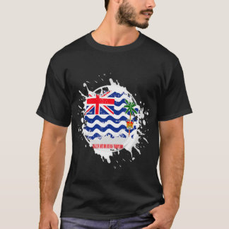 Brittiska Indiska Oceanen-Stänk T Shirt
