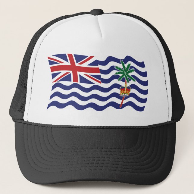 Brittiska Indiska Oceanens flagghatt Truckerkeps (Framsida)