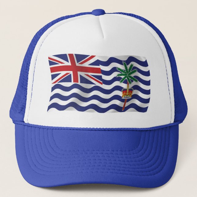 Brittiska Indiska Oceanens flagghatt Truckerkeps (Framsida)