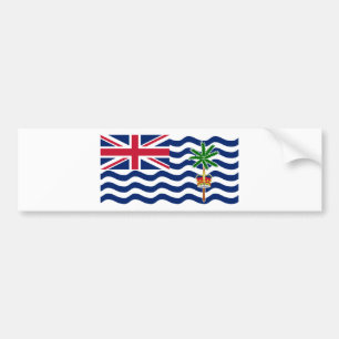 Brittiska Indiska Oceanterritoriets flagga Bildekal