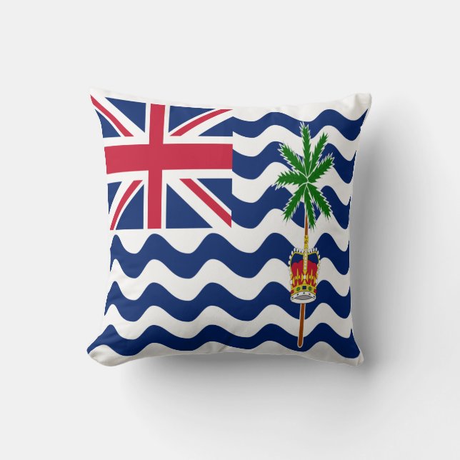 Brittiska Indiska Oceanterritoriets flagga Kudde (Framsida)