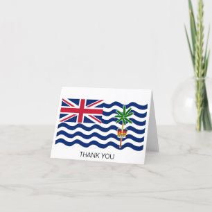 Brittiska Indiska Oceanterritoriets flagga Tack Kort