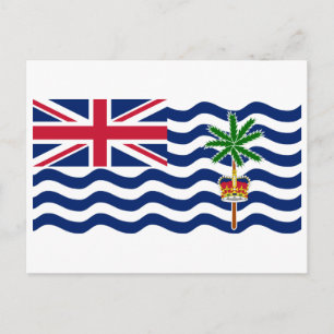Brittiska Indiska Oceanterritoriets flagga Vykort