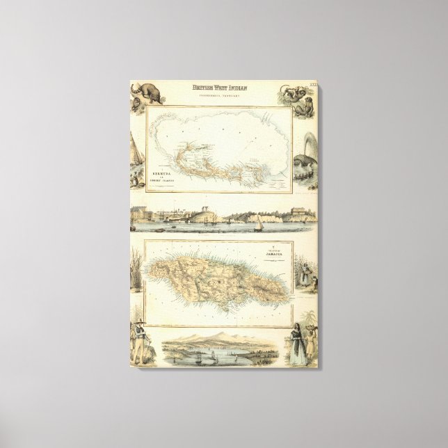 Brittiska indiska Väster Canvastryck (Framsida)