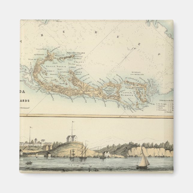 Brittiska indiska Väster Magnet (Framsidan)