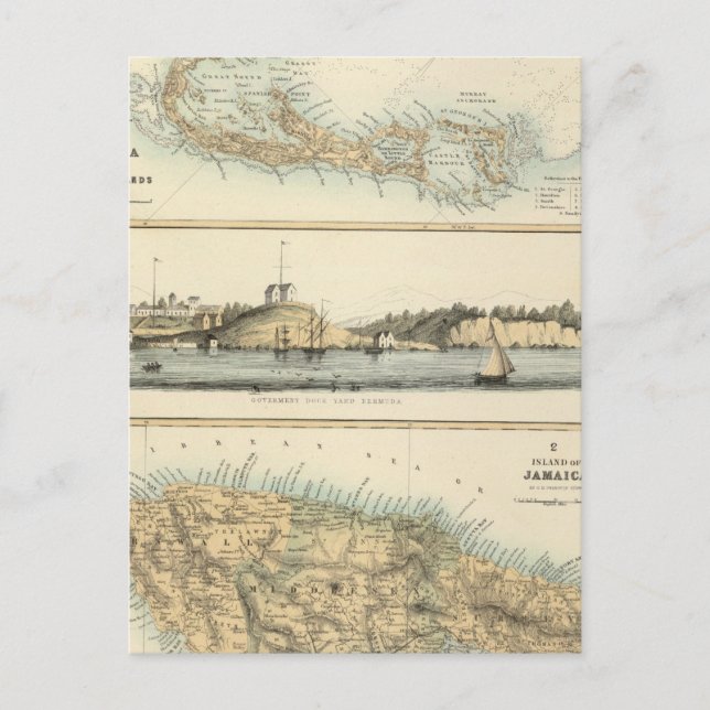 Brittiska indiska Väster Vykort (Framsida)