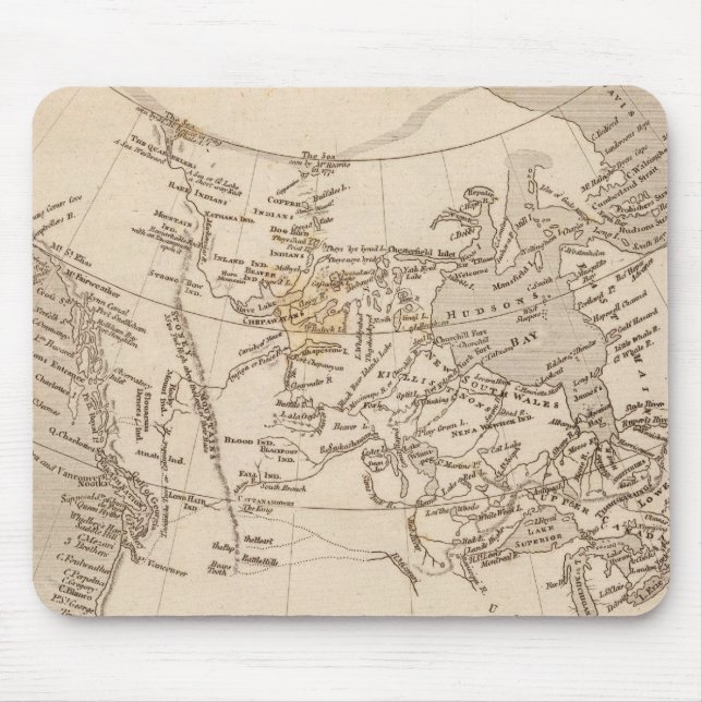 Brittiska innehav i Amerika Musmatta (Framsidan)