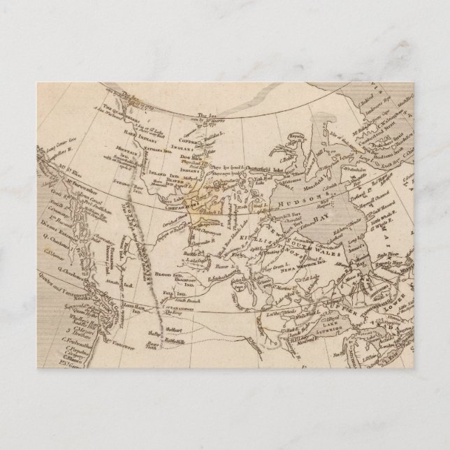 Brittiska innehav i Amerika Vykort (Framsida)