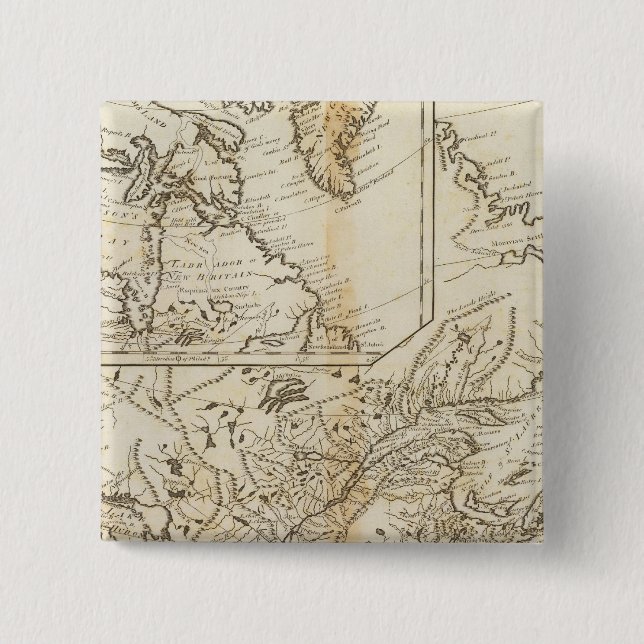 Brittiska innehav i Nordamerika 2 Knapp (Framsida)