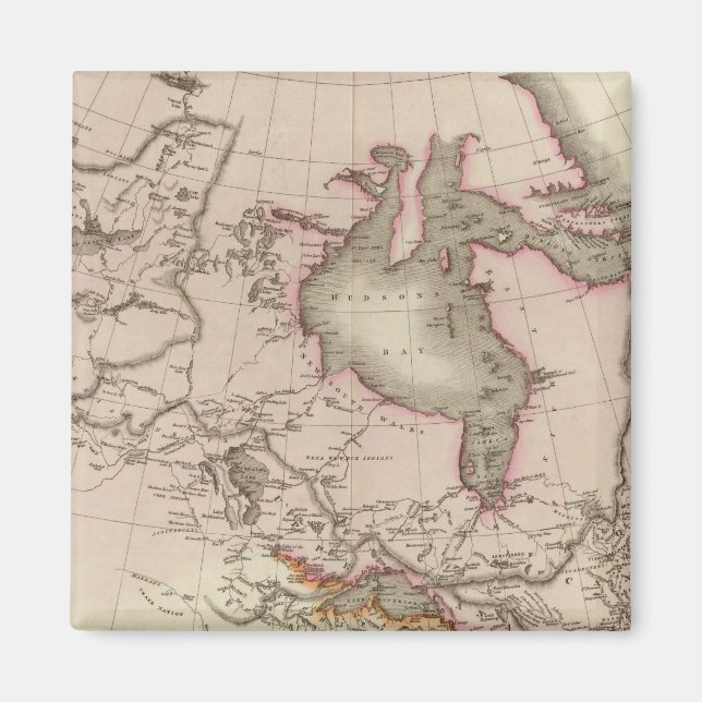 Brittiska innehav i Nordamerika Magnet (Framsidan)