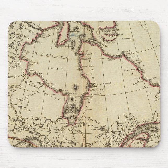 Brittiska innehav i Nordamerika Musmatta (Framsidan)