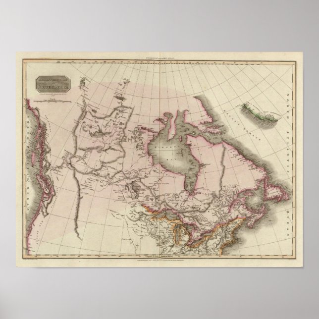 Brittiska innehav i Nordamerika Poster (Framsidan)