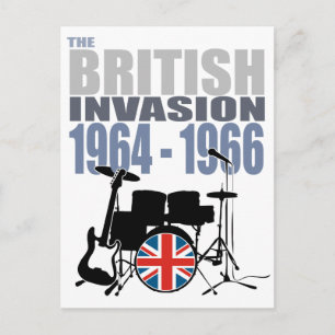 Brittiska invasionen III Vykort