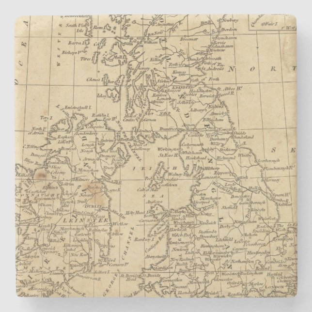Brittiska Isles 5 Stenunderlägg (Framsidan)