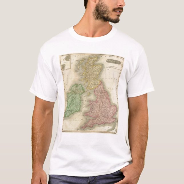 Brittiska Isles 8 Tee Shirt (Framsida)