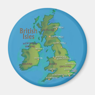 Brittiska Isles Magnet