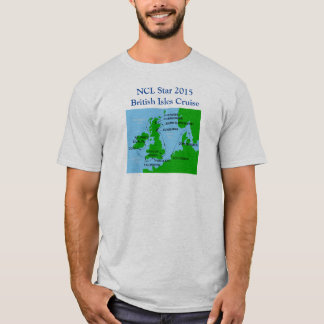 Brittiska Isles och skjorta för grå färg TA2 T-shirt