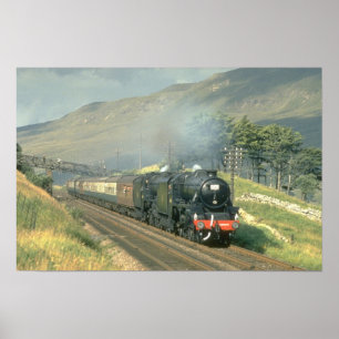 Brittiska järnvägsföretagets sista ångdragen tåg m poster
