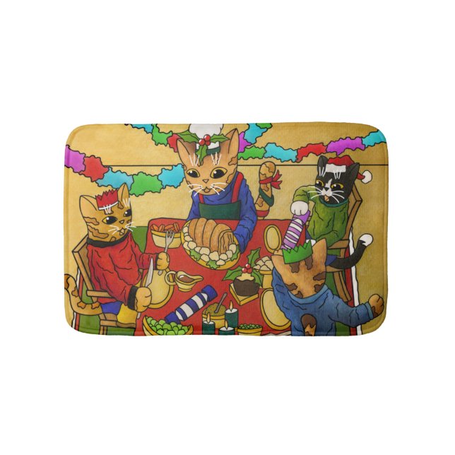 Brittiska juldagsmattor badrumsmatta (Framsidan)