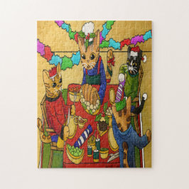 Brittiska juldagsmattor pussel