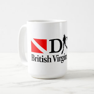 Brittiska Jungfruöarna DV4 Kaffemugg
